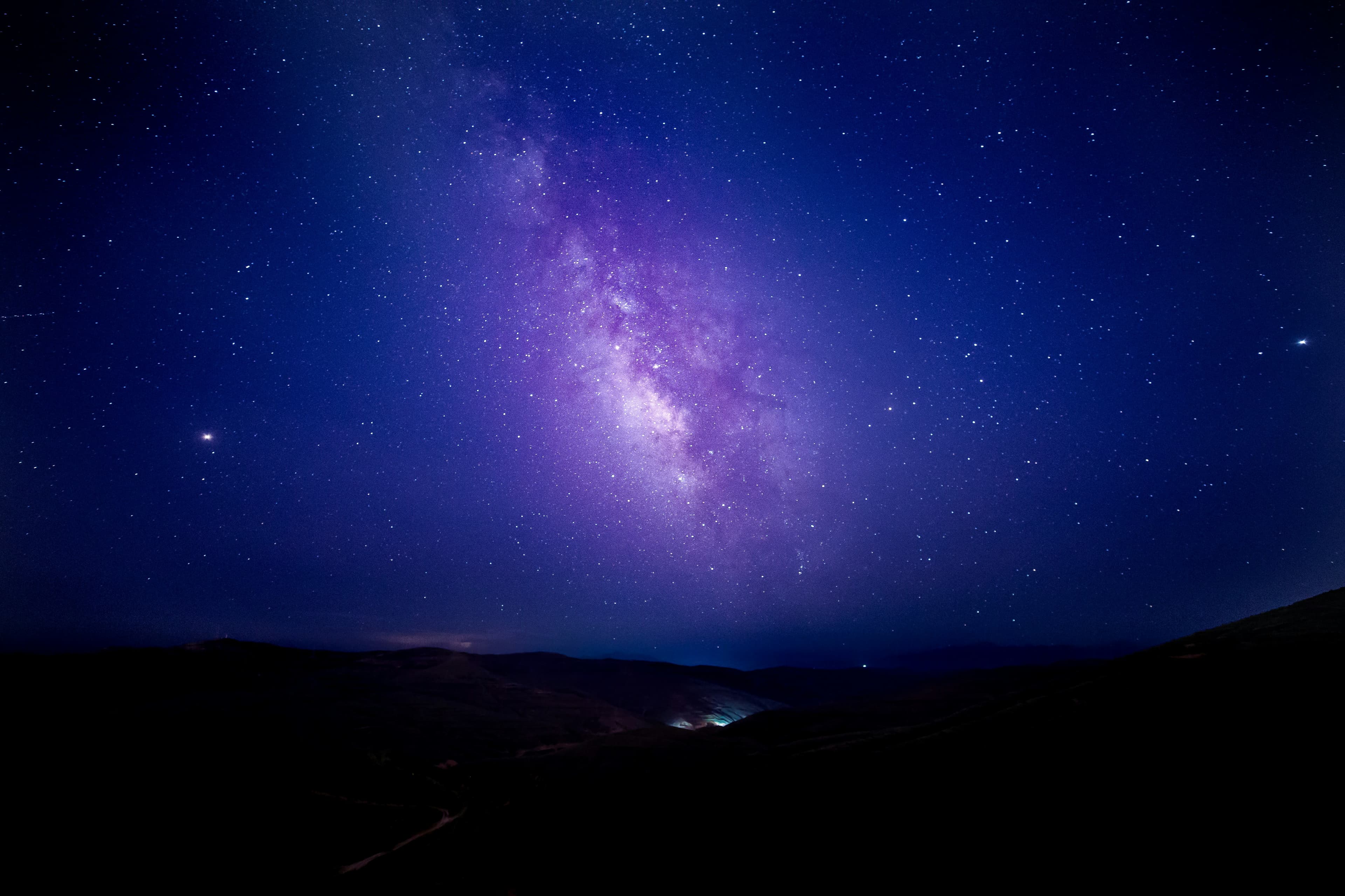 Milky Way night sky